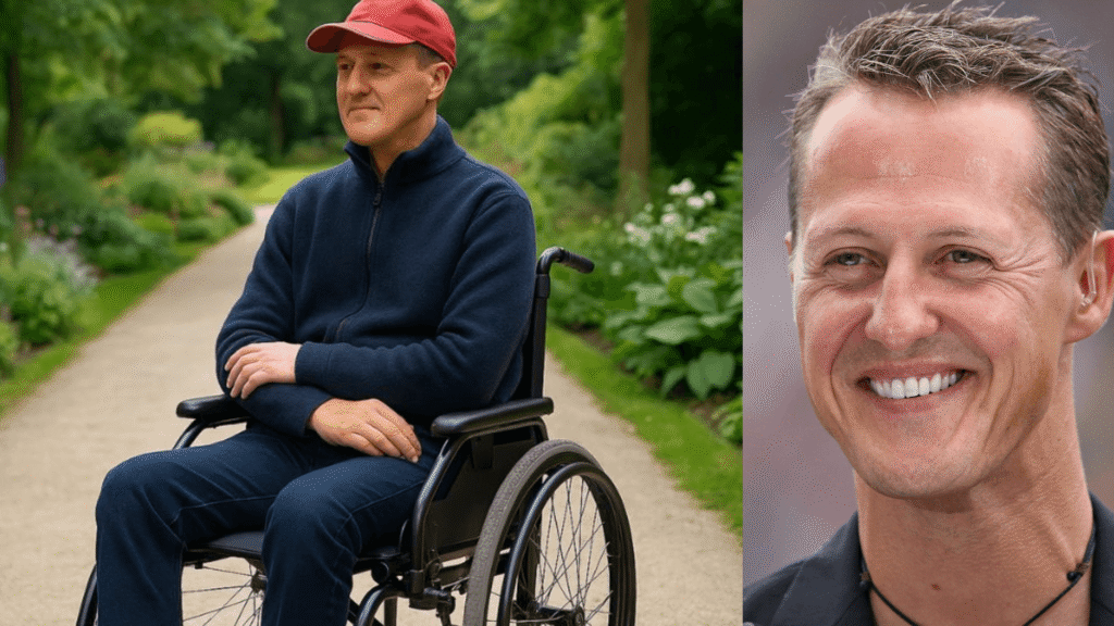 Michael schumacher rollstuhl garten